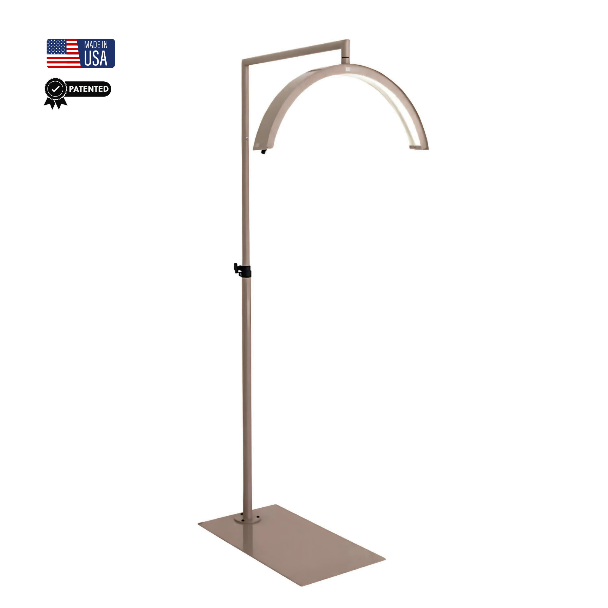 CosmoGlo XL white LED floor lamp for beauty treatment rooms