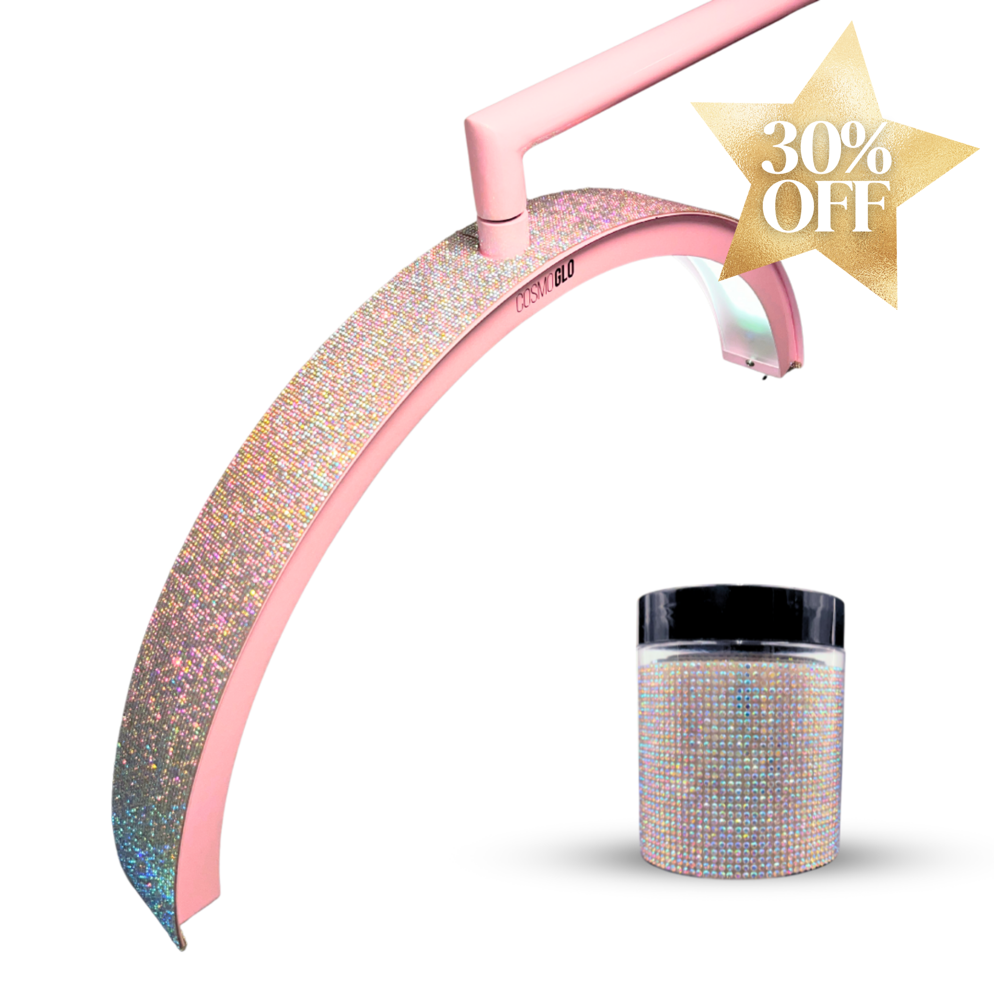 CosmoGlo Halo Diamond Accent Gems