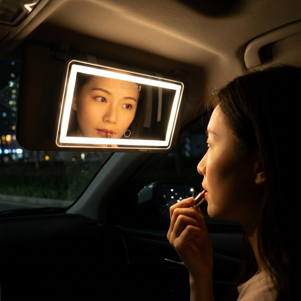 Car Visor Lighted Mirror - CosmoGloⓇ
