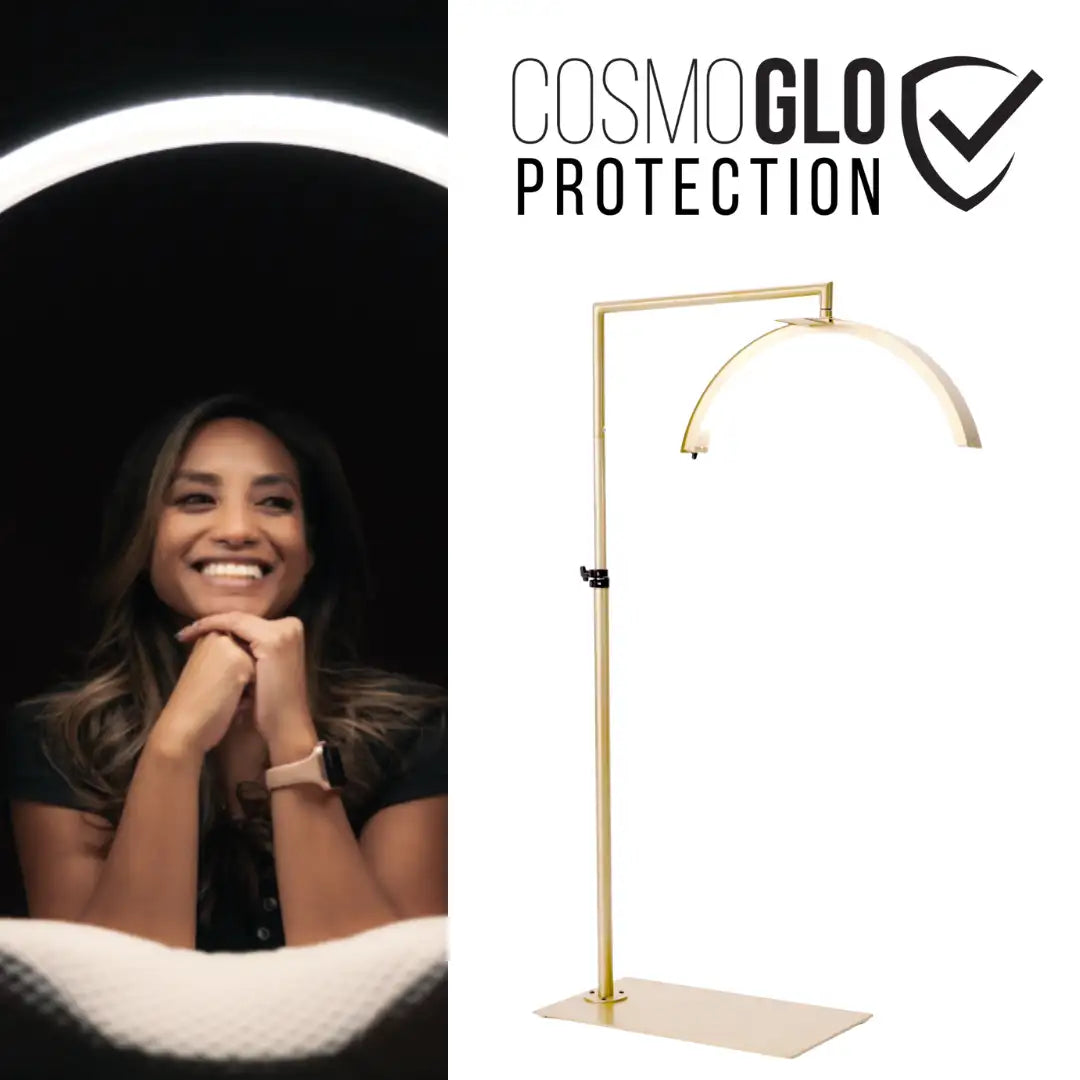 cosmoglo protection happy customer and gold cosmoglo