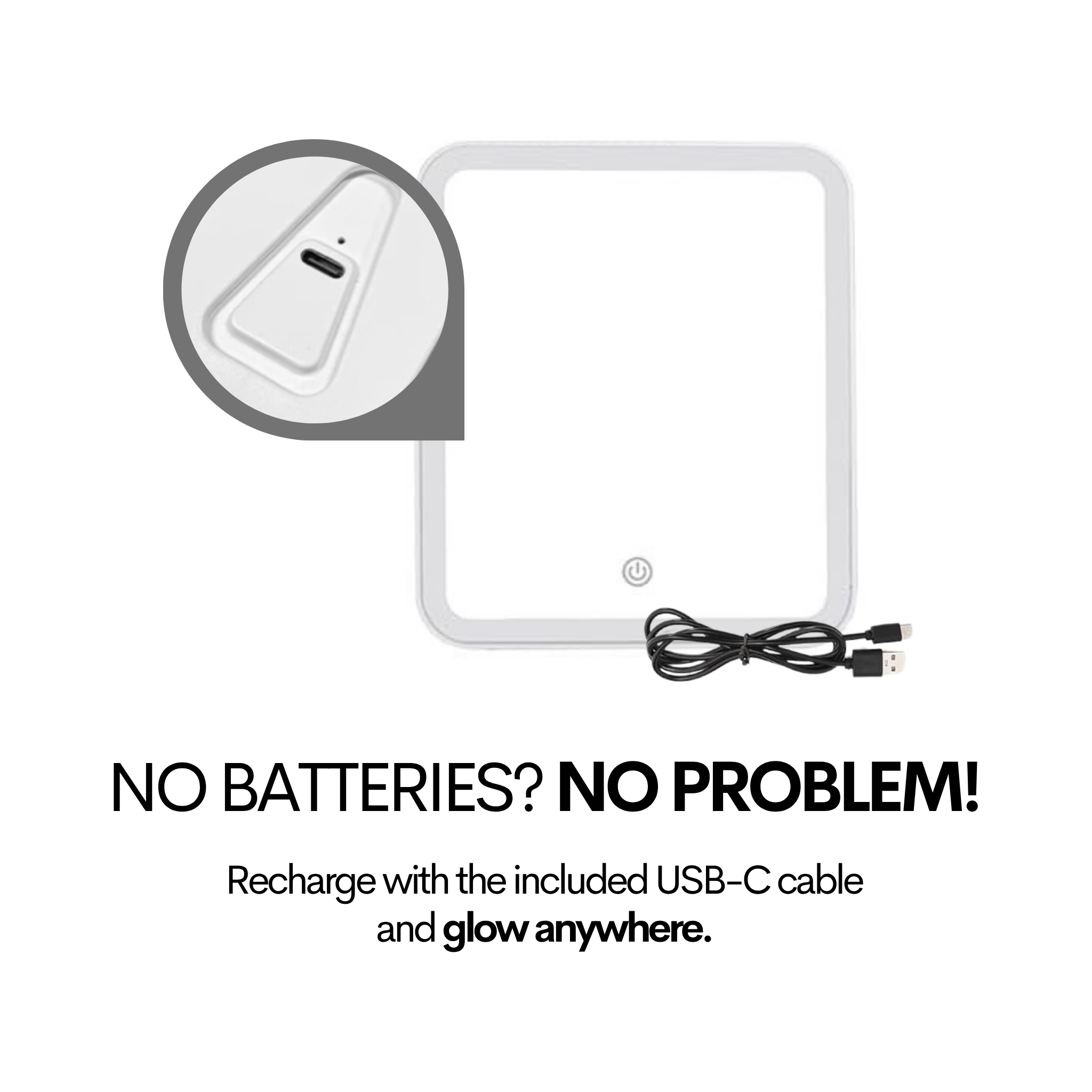 Lighted Makeup Case with Mirror - CosmoGloⓇ