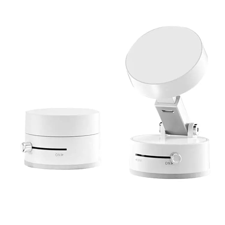 Close-up of vacuum suction base and double magnetic force feature