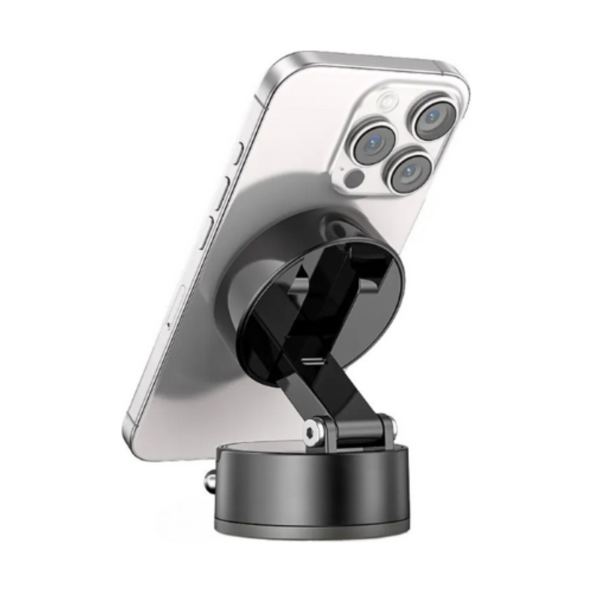 Black Content MagMount accessory by The CosmoGlo, featuring a magnetic mount design for versatile device attachment.