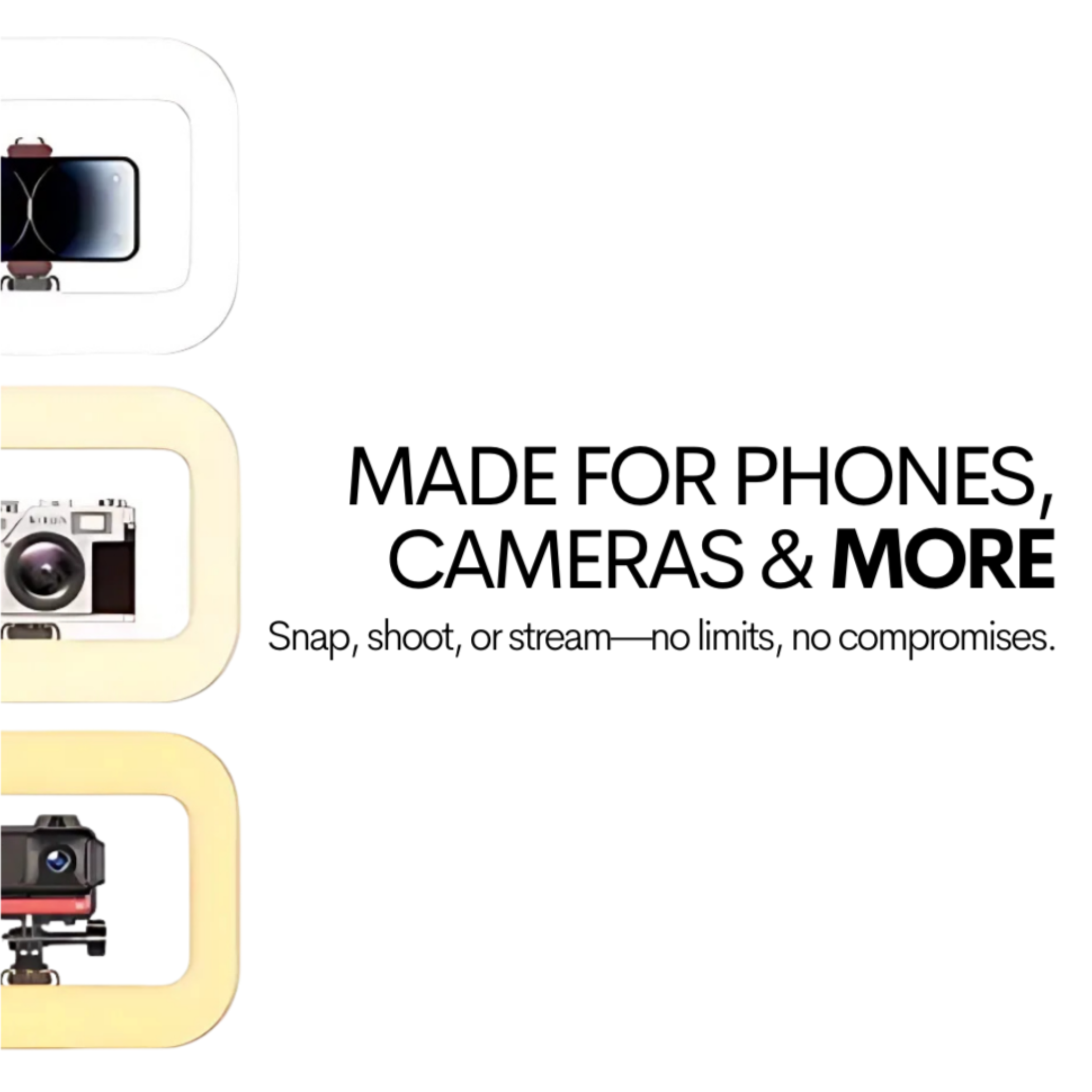 LED Content Frame for creating content - easy!