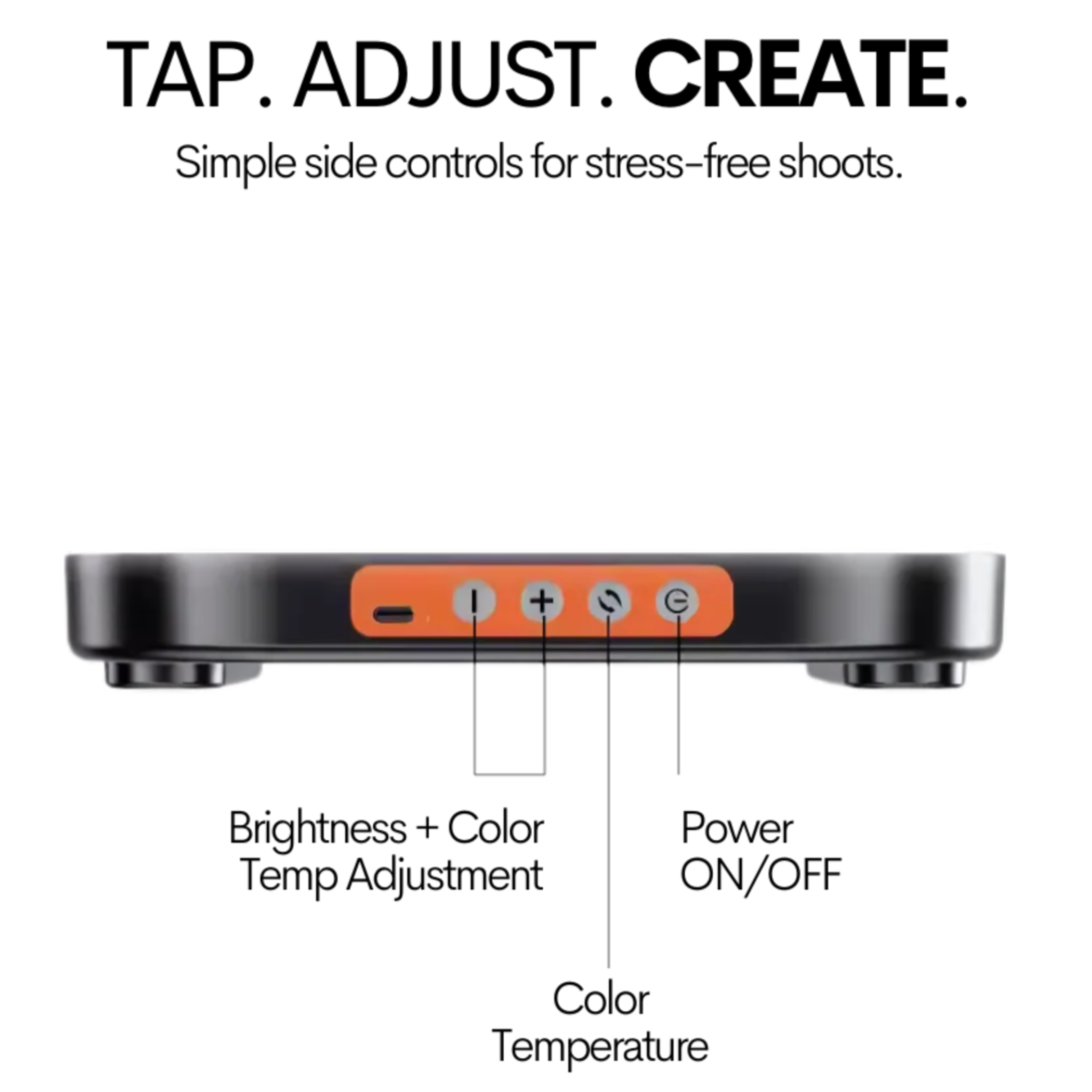 The CosmoGlo LED Content Frame accessory with a sleek black frame and illuminated display for enhancing visual content.