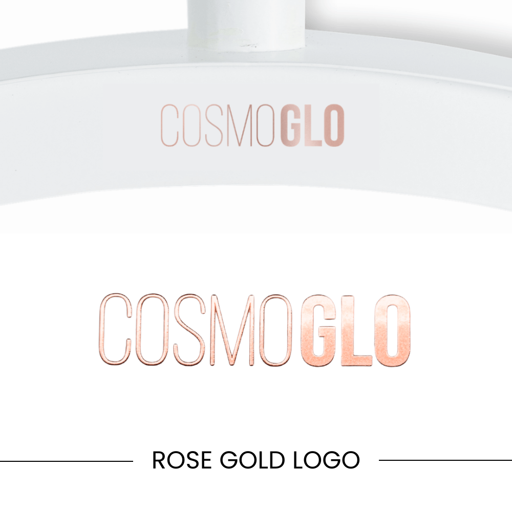 CosmoGlo Logo Decals ROSE GOLD (Set of 4)