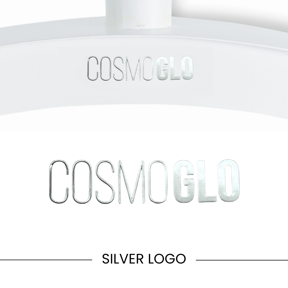 CosmoGlo Logo Decals SILVER (Set of 4)