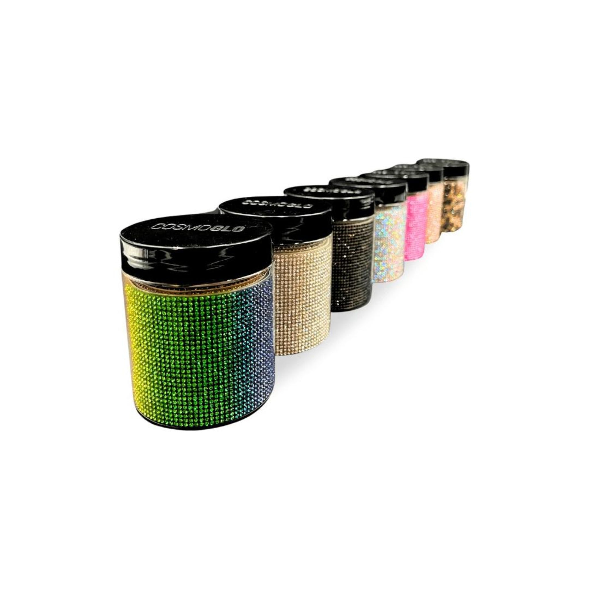 CosmoGlo Halo Accent Gems - Rhinestone, diamond, self stick, non damaging halo accent. Multiple colors.