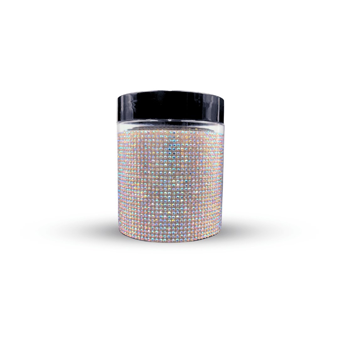 CosmoGlo Halo Accent Gems - Rhinestone, diamond, self stick, non damaging halo accent. irridescent.