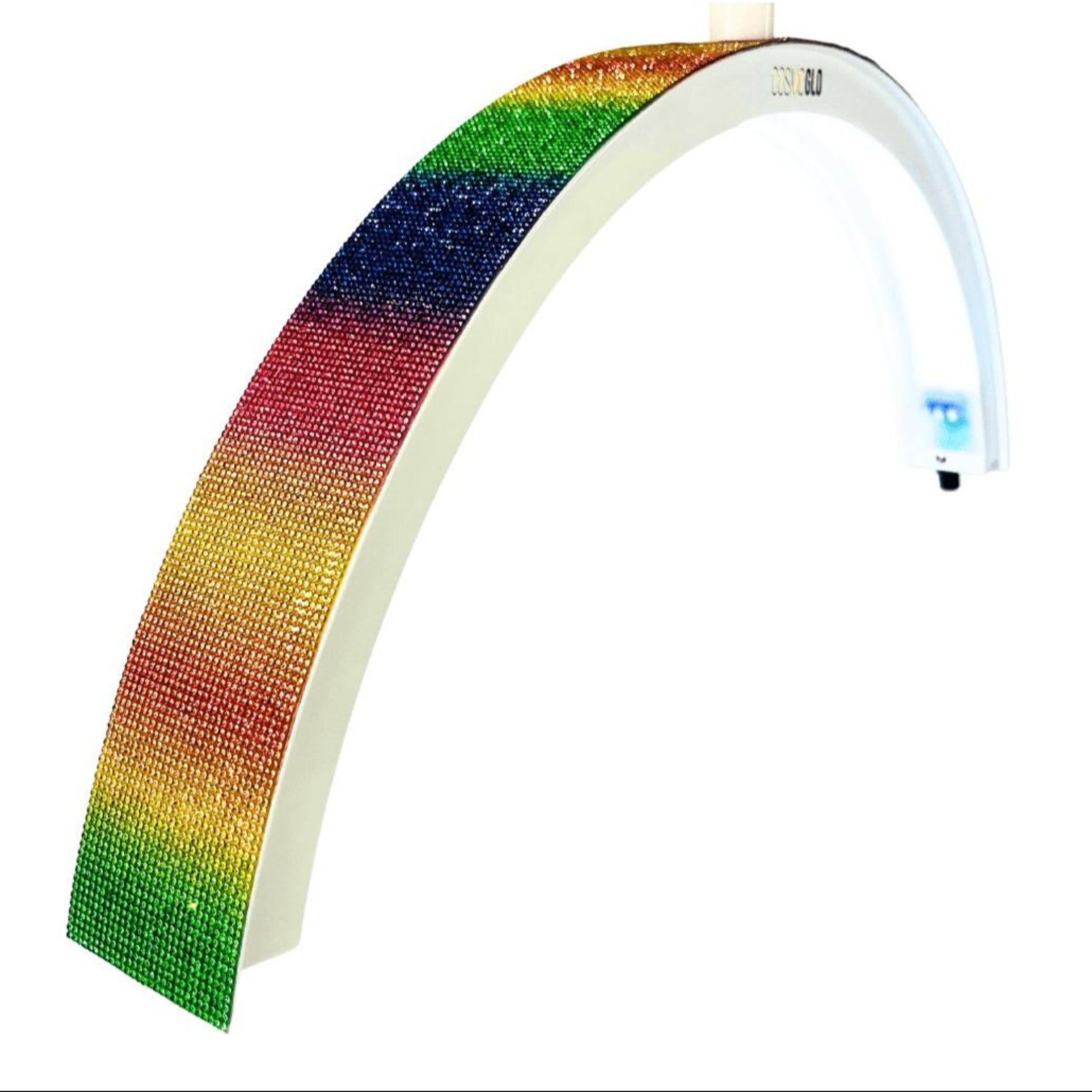 CosmoGlo Halo Accent Gems - Rhinestone, diamond, self stick, non damaging halo accent. Rainbow.