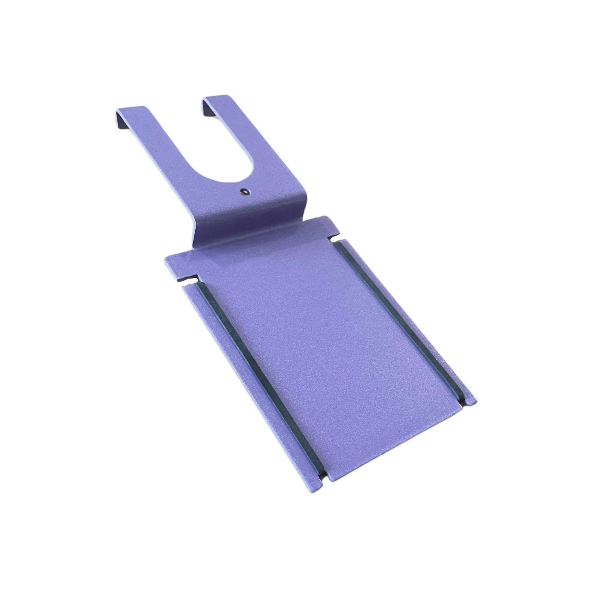 Black CosmoGlo Phone Clip part, compatible with CosmoGlo accessories, designed for secure phone attachment.