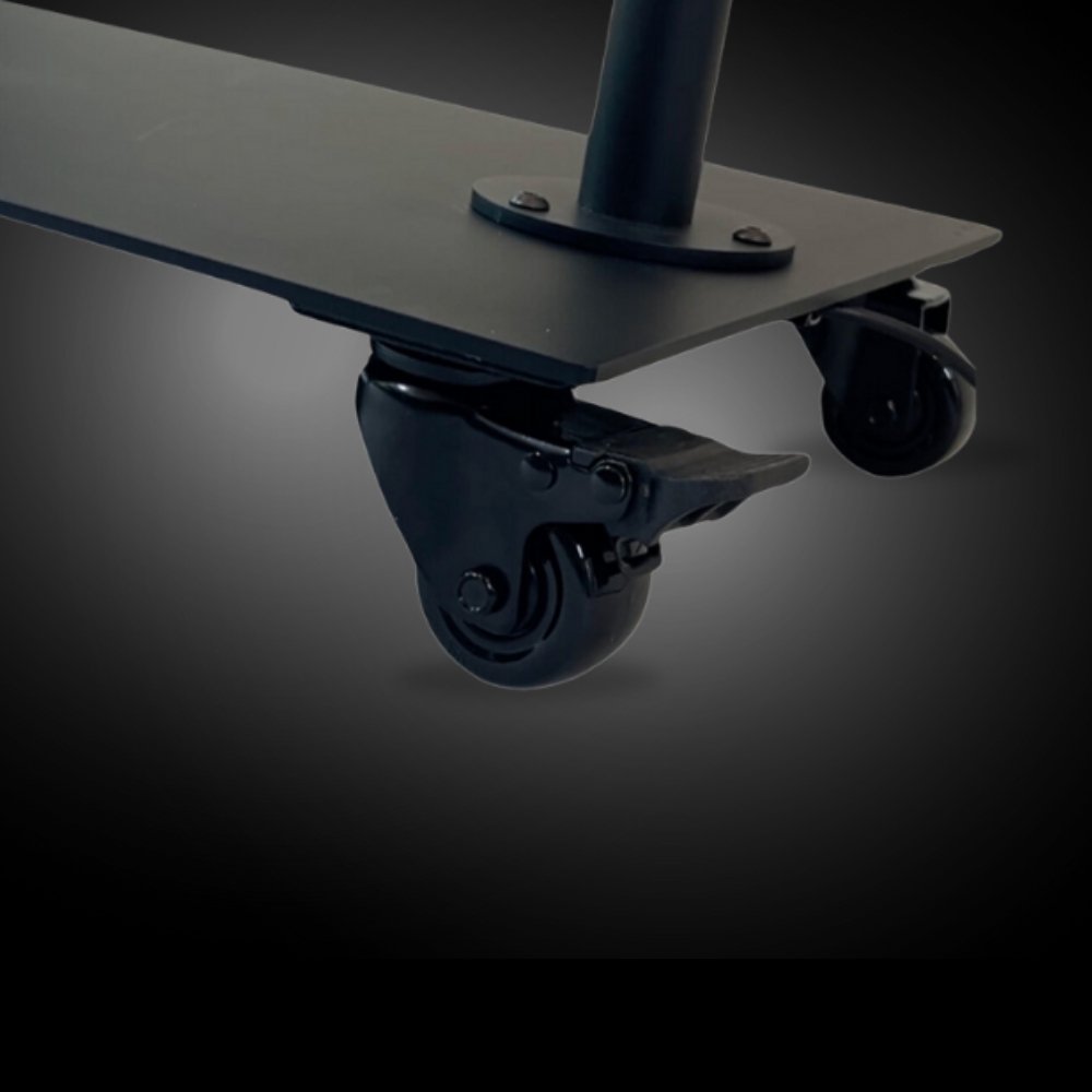 CosmoGlo Wheel Kit - make your cosmoglo half moon light more mobile and versatile with wheels that attach.