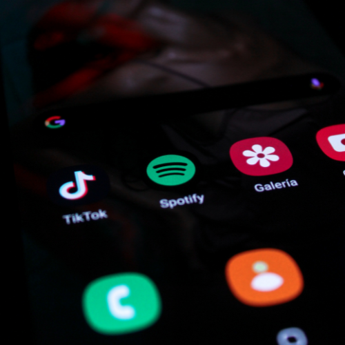 TikTok app on a mobile screen