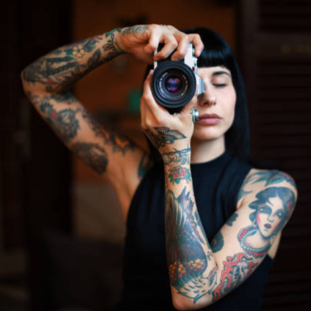 Tattoo Artists Taking a Photo