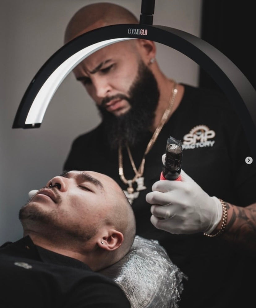 How to Set Up Your Treatment Room Lighting for Scalp Micropigmentation (SMP)