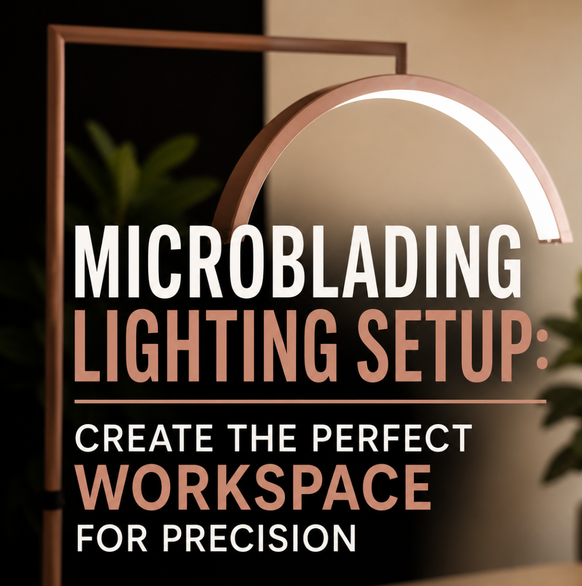 Microblading Lighting Setup: Create the Perfect Workspace for PMU services