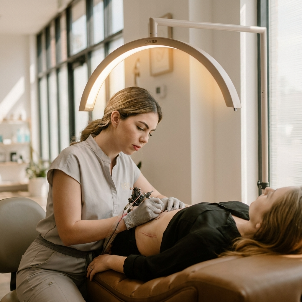Best Lighting for Paramedical Tattoo: How to Achieve True-to-Skin Results
