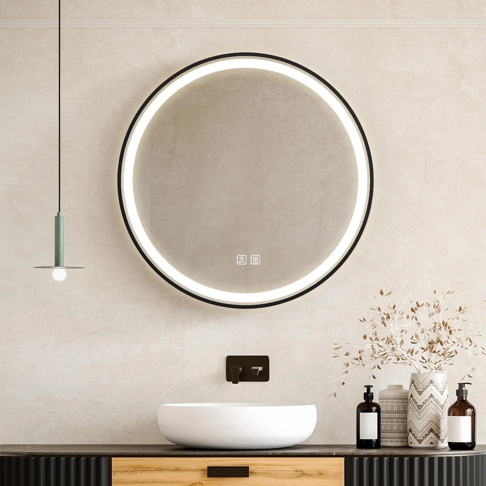 LED Wall Mirrors & Lighted Bathroom Mirrors | HAUSVITA