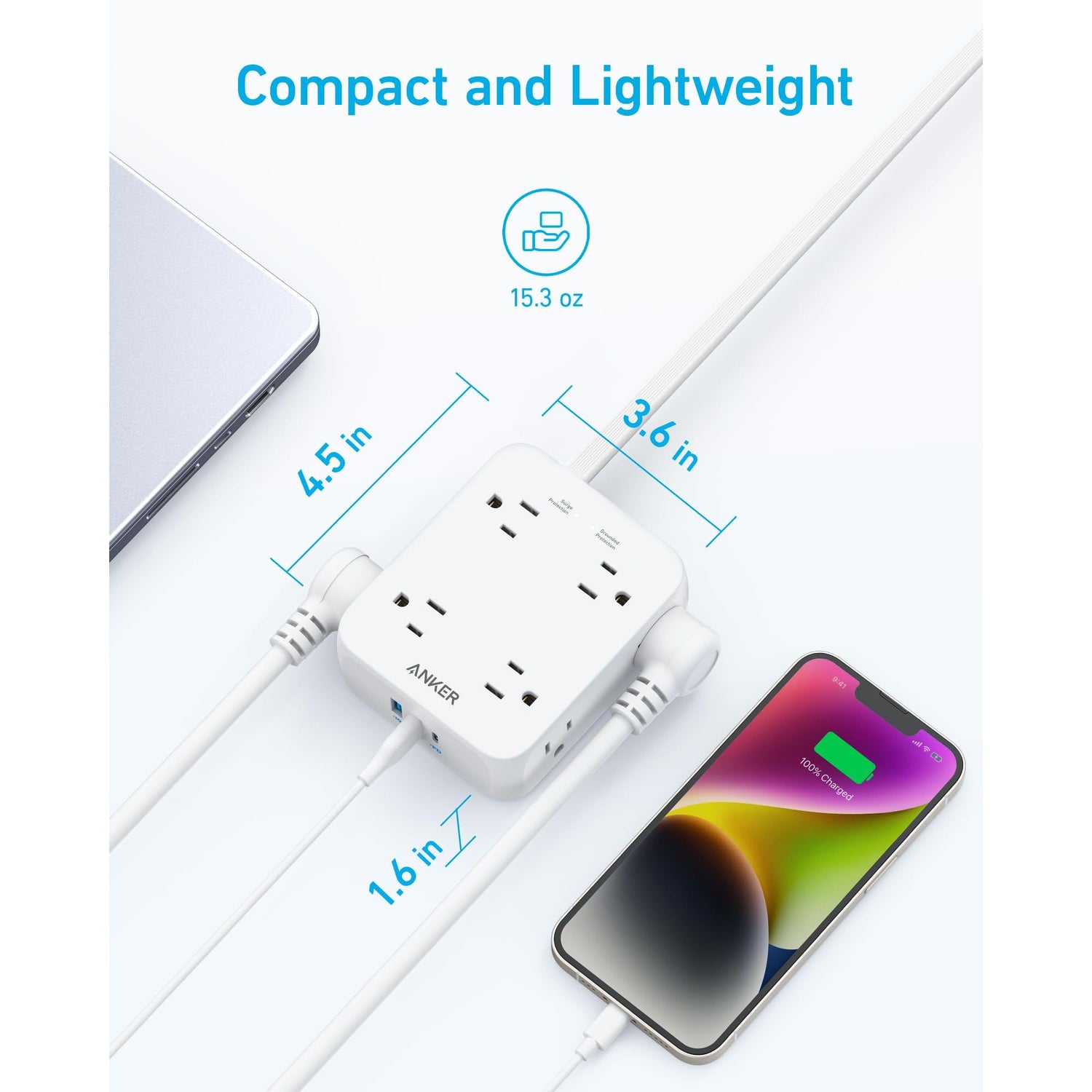 Anker <b>341</b> USB Power Strip - CosmoGloⓇ