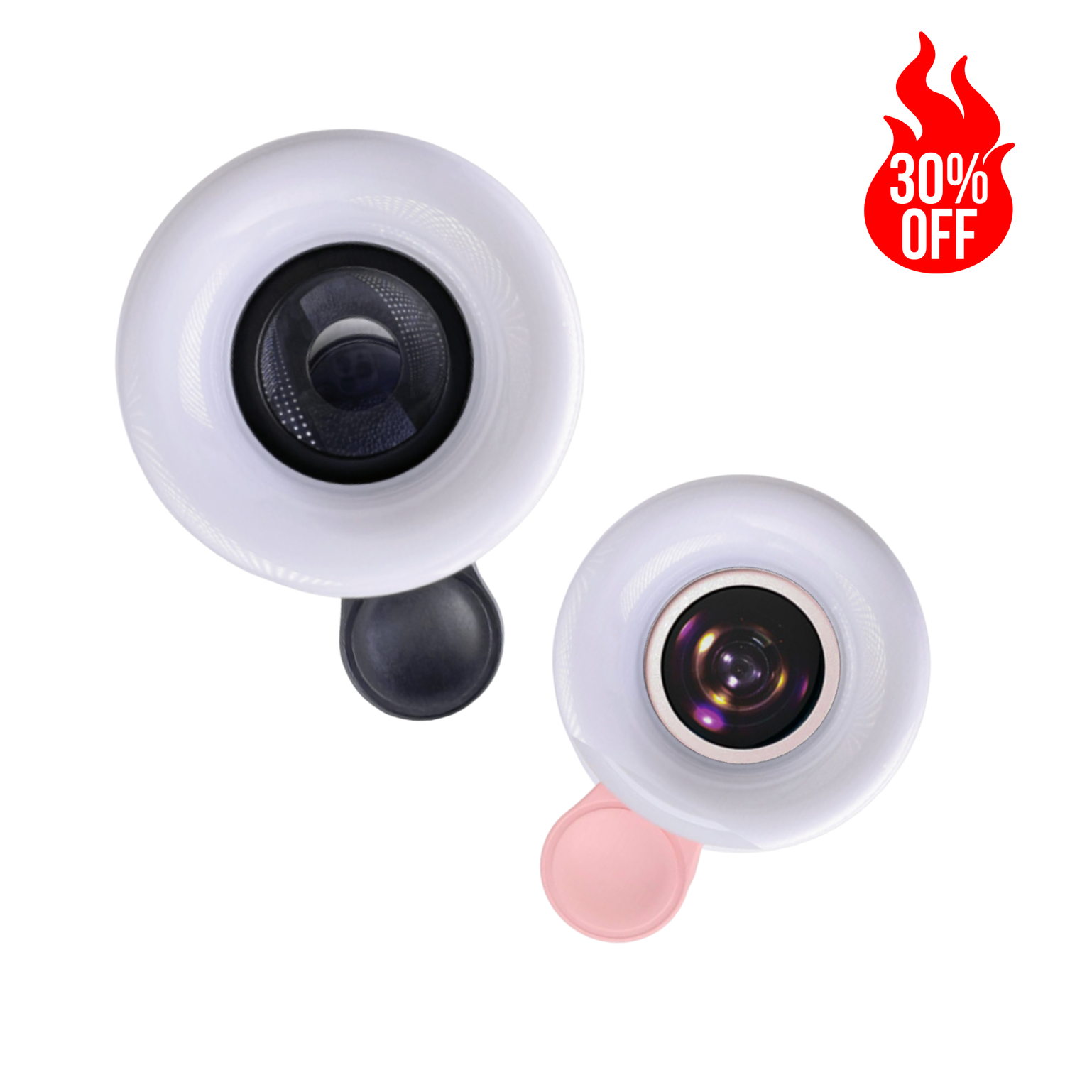 CosmoGlo Mini Ring Light Macro Lens