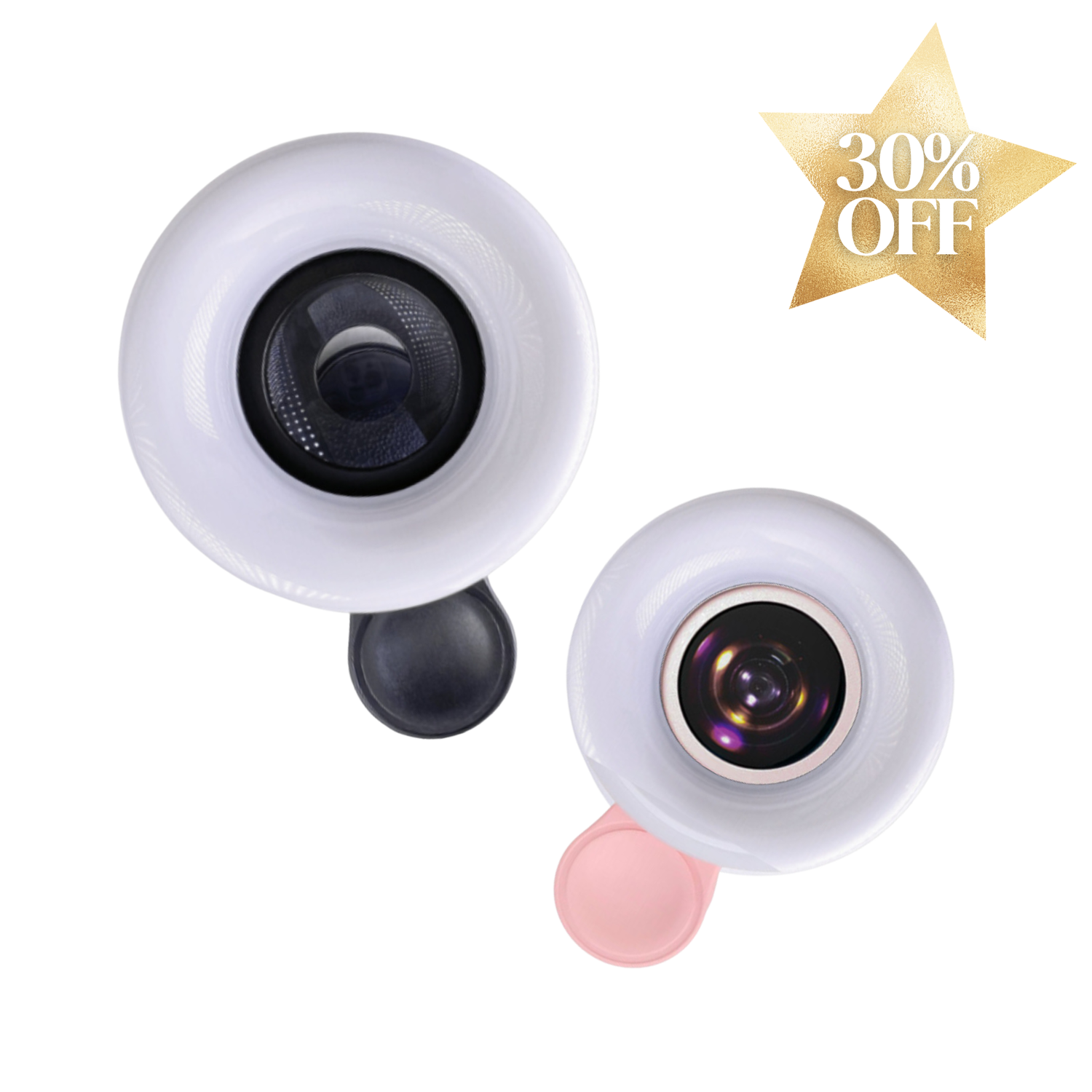 CosmoGlo Mini Ring Light Macro Lens