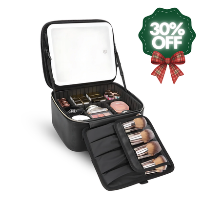 Lighted Makeup Case with Mirror