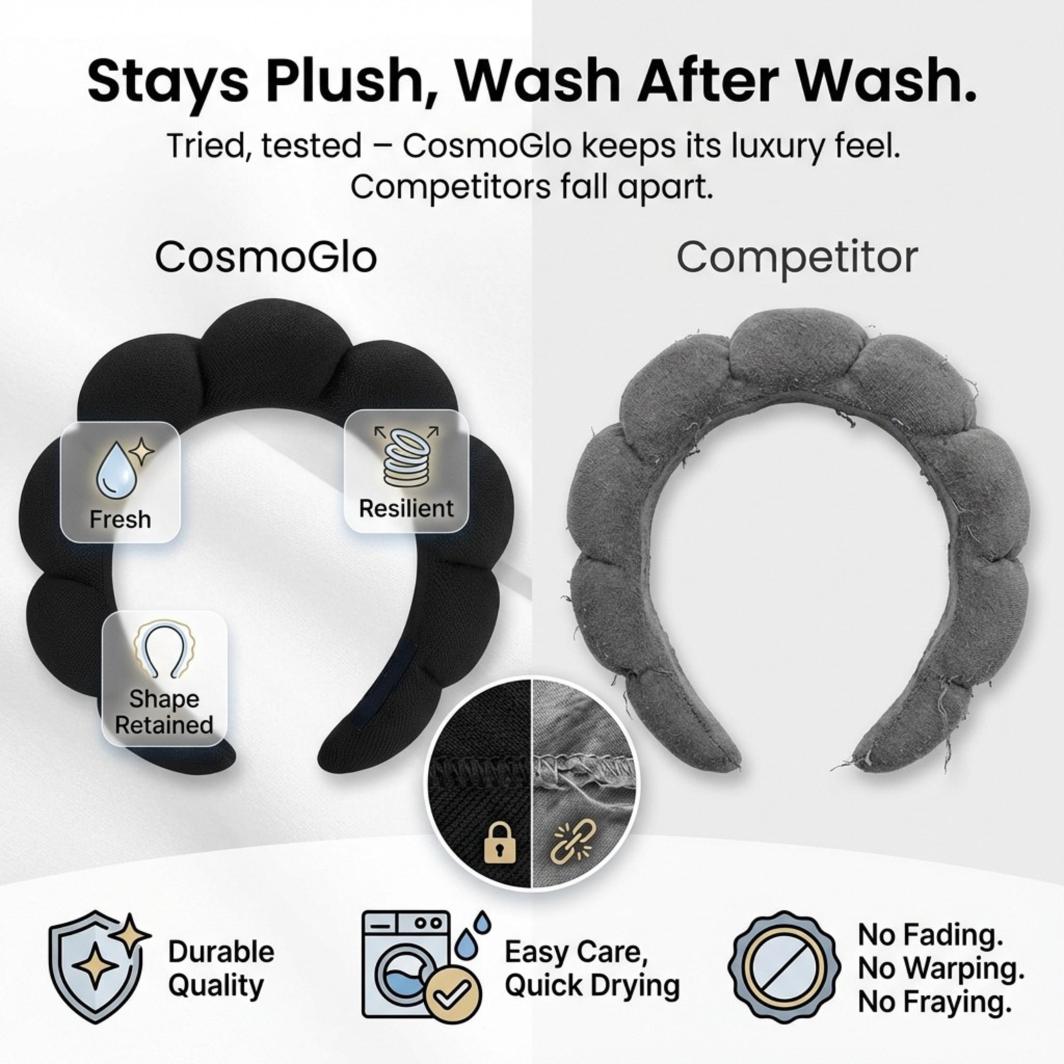 CosmoGlo Spa Headband - CosmoGloⓇ