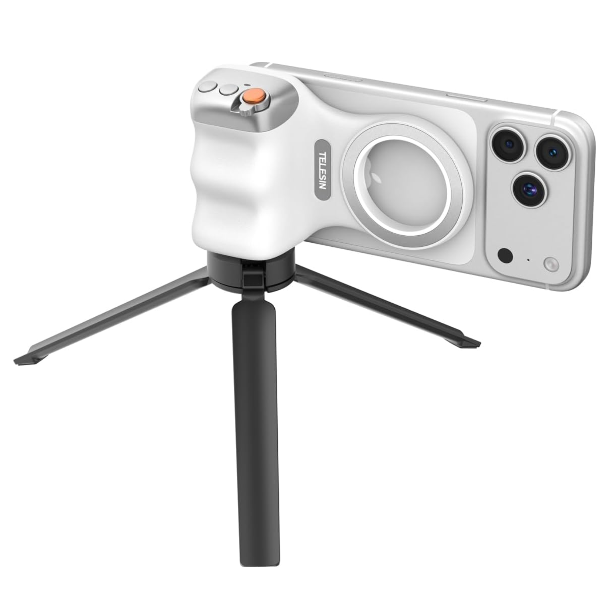 Fun Shot Magnetic Grip2 accessory by CosmoGloⓇ featuring a sleek magnetic clip for secure camera or device attachment.