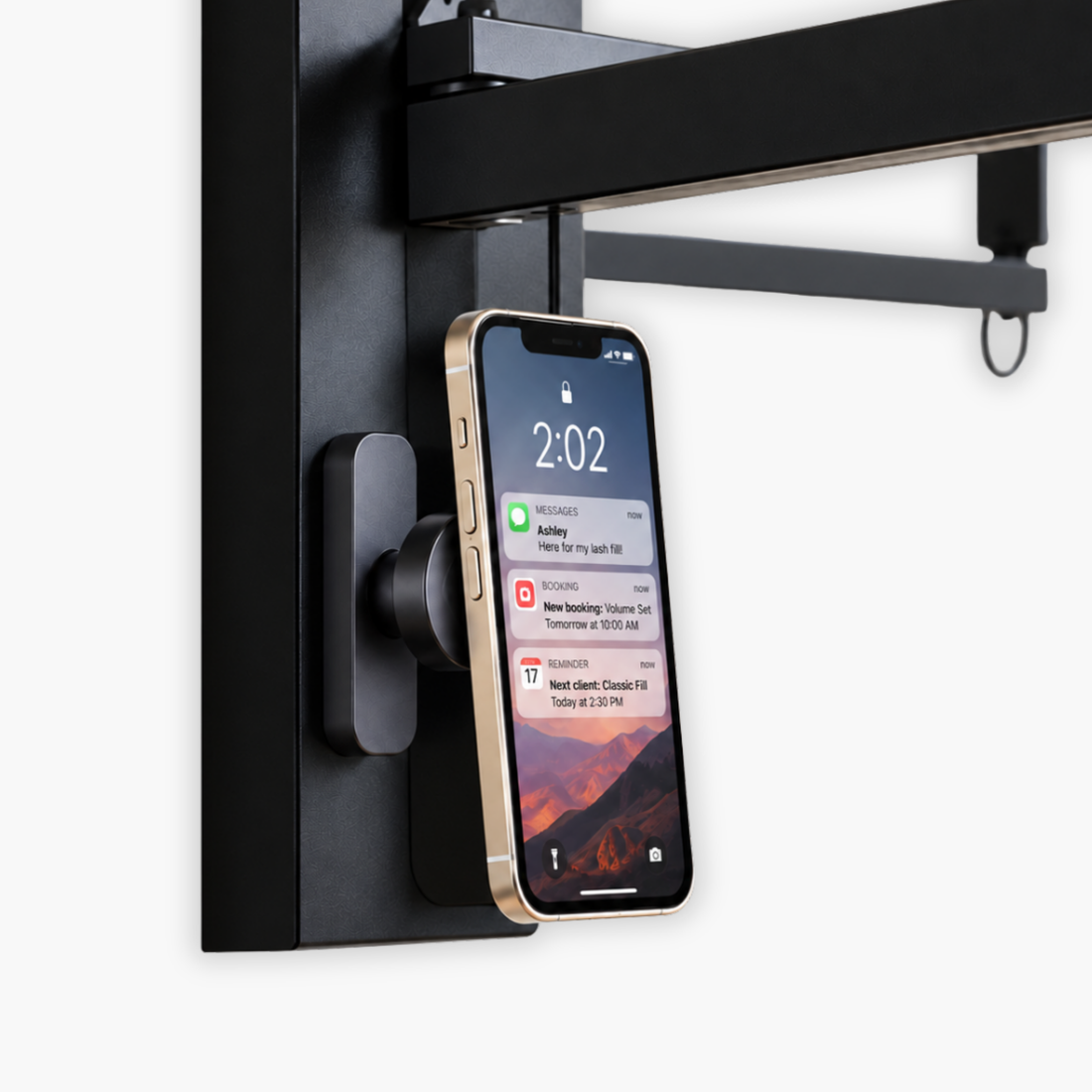 Wall Light Magnetic Phone Holder