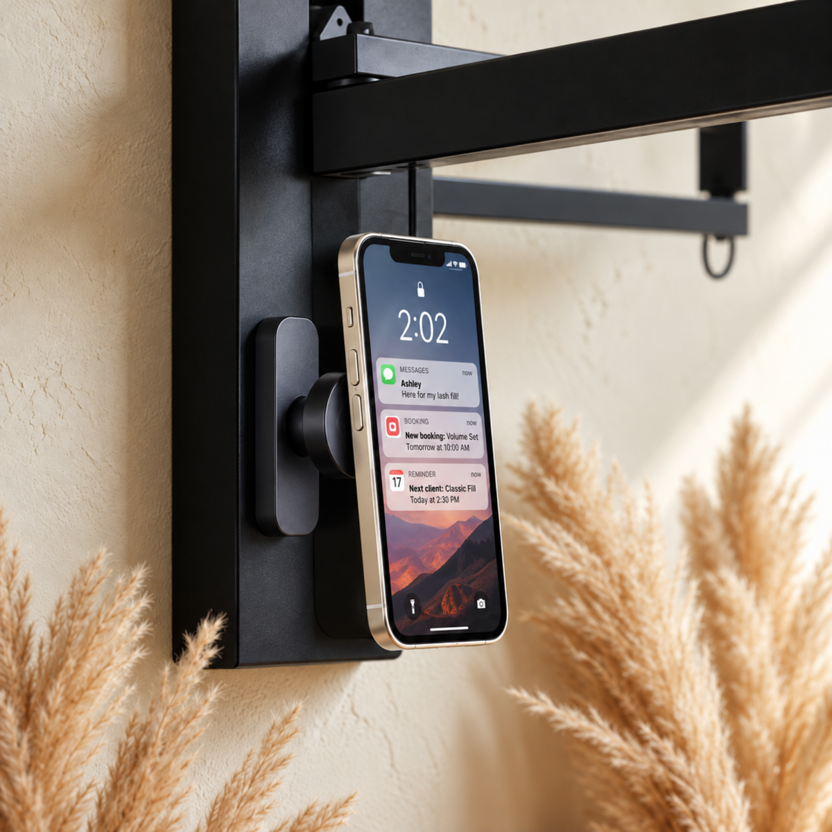 Wall Light Magnetic Phone Holder