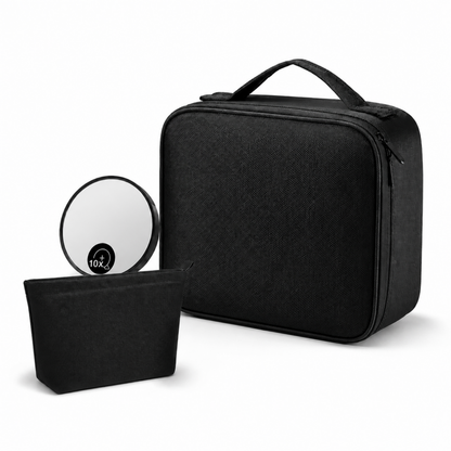 Lighted Makeup Case with Mirror