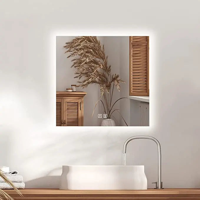 Compact Sleek Backlit LED Bathroom Mirror - CosmoGloⓇ