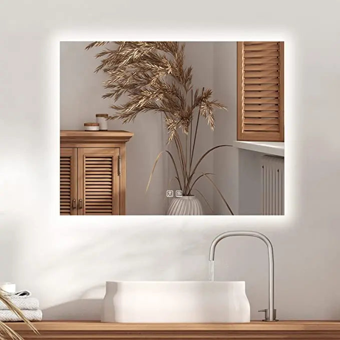 Compact Sleek Backlit LED Bathroom Mirror - CosmoGloⓇ