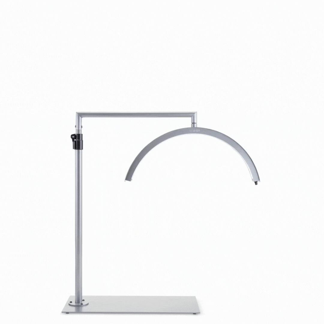 Customizable  Half Moon Esthetician 
 LED Lash Light | Cosmoglo 