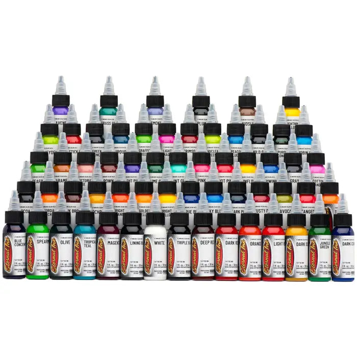 Eternal Ink Premium Tattoo Inks available at Bleeding Ink Tattoo Supply - CosmoGlo retail partner.