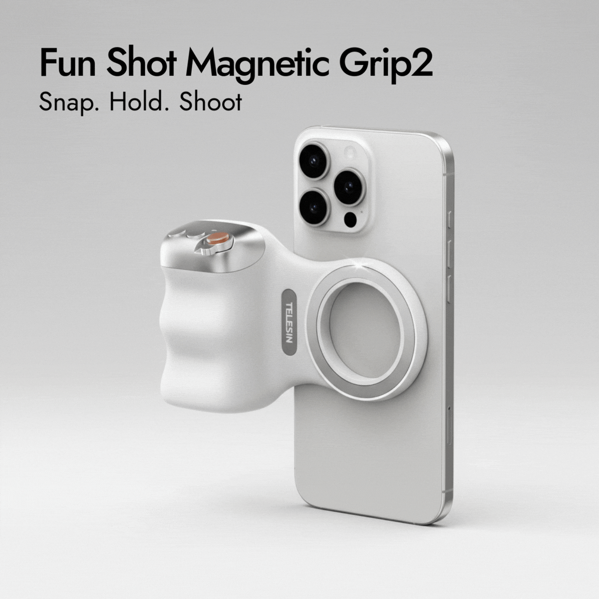 CosmoGloⓇ Fun Shot Magnetic Grip2 accessory with magnetic design, ideal for stabilizing cameras and enhancing shooting stability.