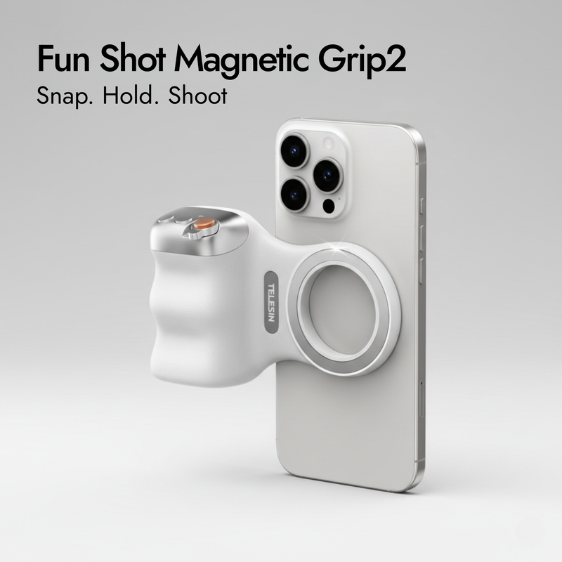 Fun Shot Magnetic Grip2 by Telesin - CosmoGloⓇ