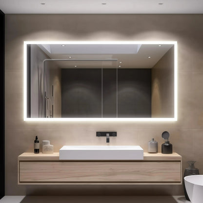 Hausvita Deluxe Edge Glow LED Bathroom Mirror - CosmoGloⓇ