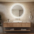 Round Led Mirror Bathroom Vanity Mirror With Dimmable Lights - CosmoGloⓇ