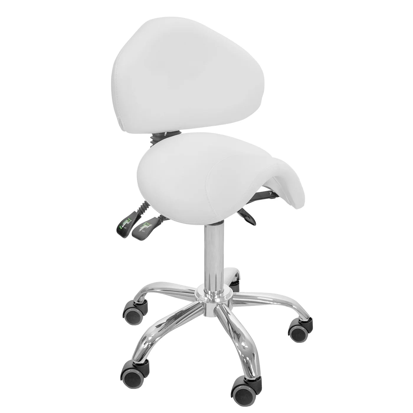 Skin act esthetician saddle stool