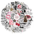 50PCS Silver Lucky Aesthetic Creative Graffiti Stickers DIY Manual - CosmoGloⓇ