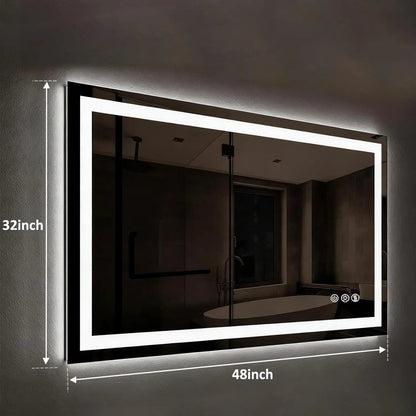 Standard Sleek Backlit LED Bathroom Mirror - CosmoGloⓇ