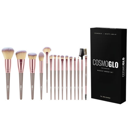 Beige Makeup Brush Set