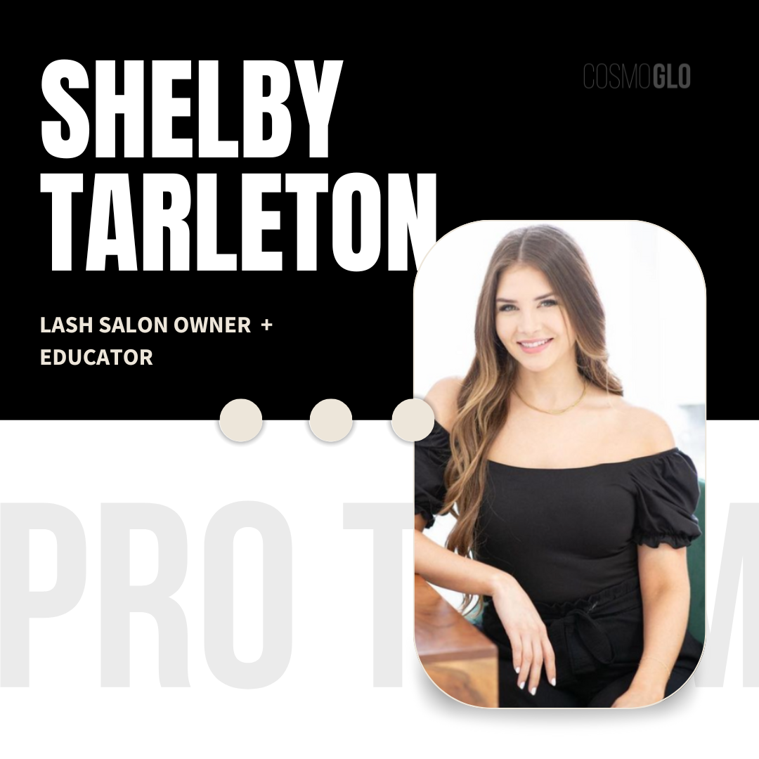 shelby tarleton lash educator and lash salon owner