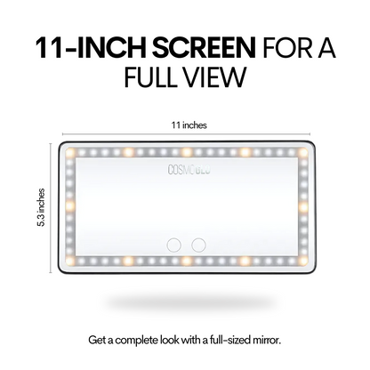 Light up LED Car Visor Mirror with tones