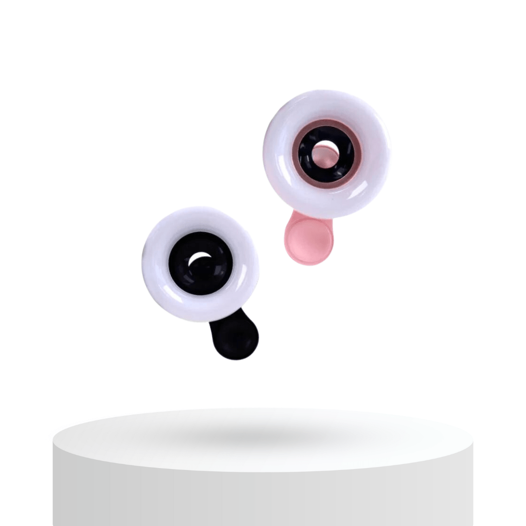 CosmoGlo Mini Ring Light Macro Lens Black The CosmoGlo