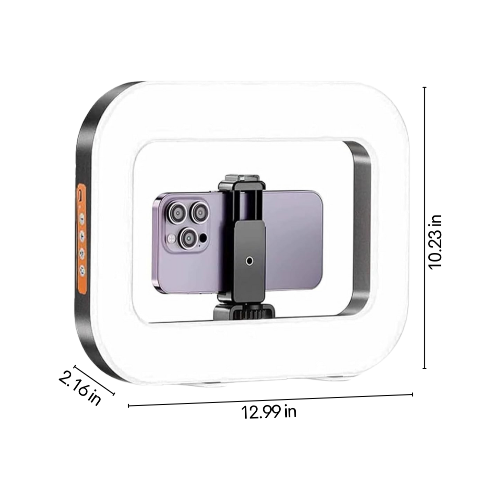 The CosmoGlo LED content frame accessory with illuminated border, designed for modern display and decorative use.