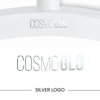CosmoGlo Logo Decals SILVER (Set of 4) 