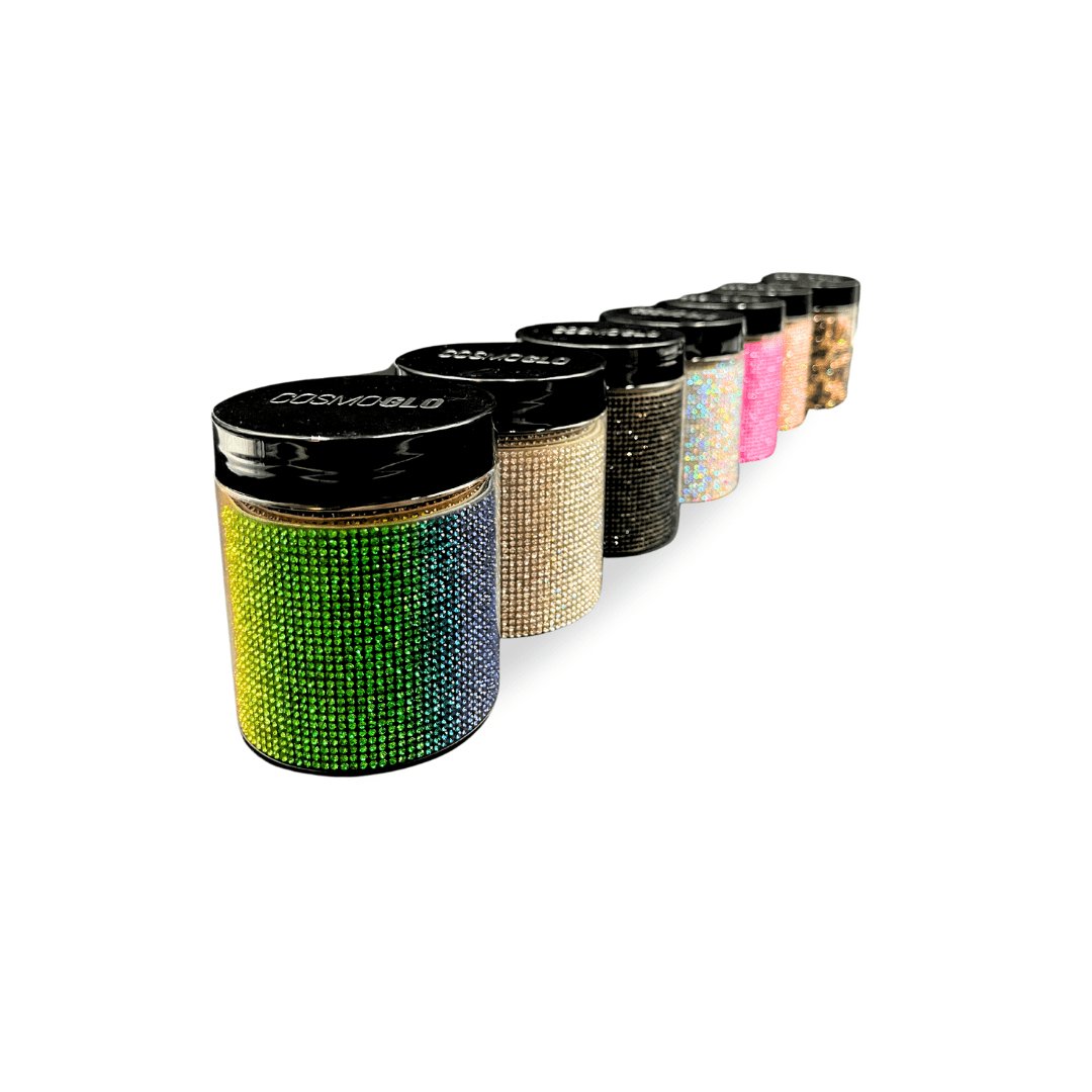 CosmoGlo Halo Accent Gems - Rhinestone, diamond, self stick, non damaging halo accent. Multiple colors.