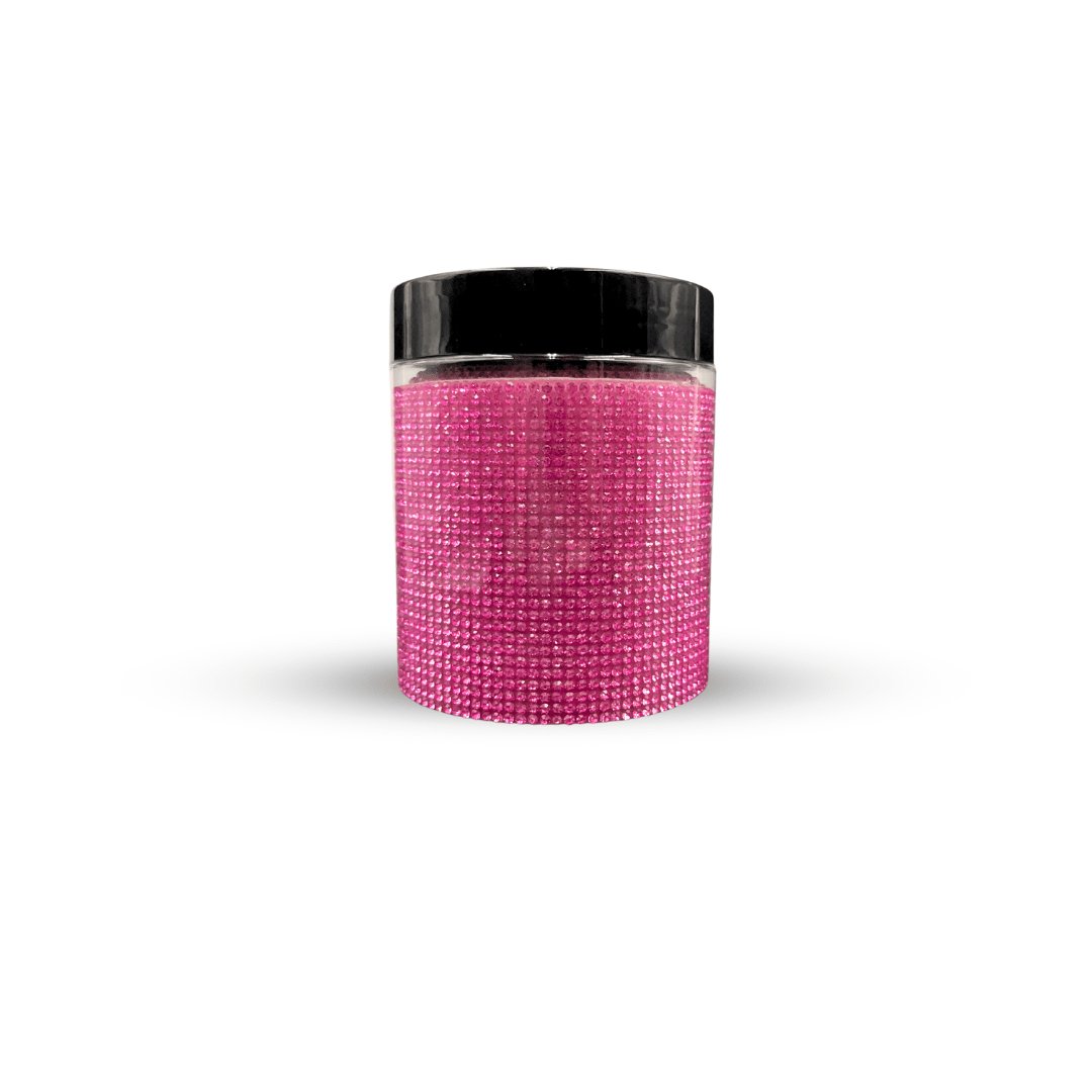 CosmoGlo Halo Accent Gems - Rhinestone, diamond, self stick, non damaging halo accent. Pink.